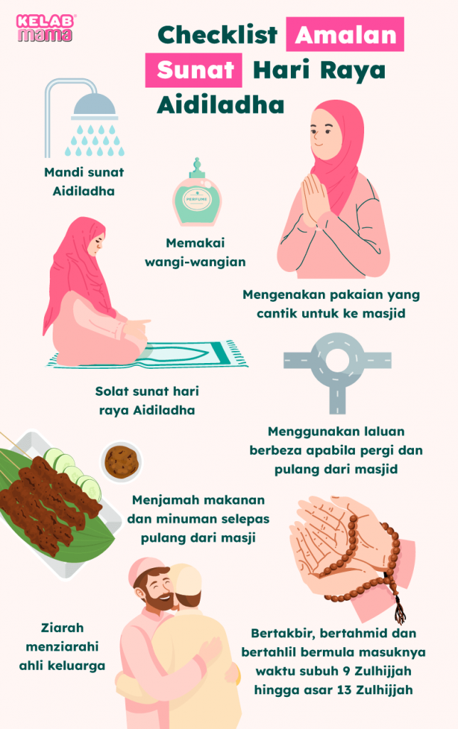 amalan sunat hari raya haji atau hari raya aidiladha