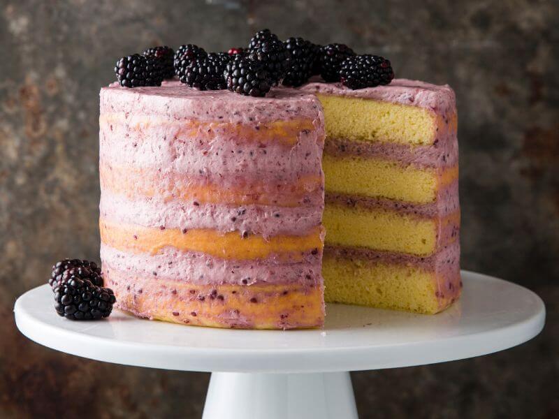 blackberry cake