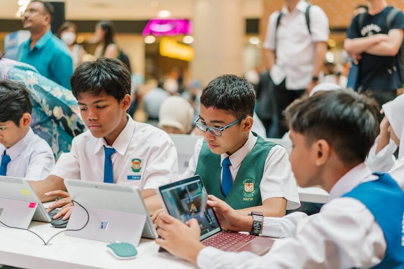 budak sekolah di minecraft sunway pyramid