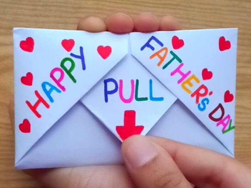 kad ucapan - pull-out card