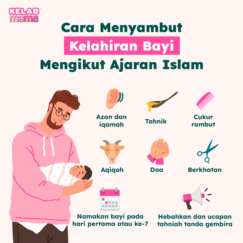 cara-menyambut kelahiran-bayi-mengikut-Islam