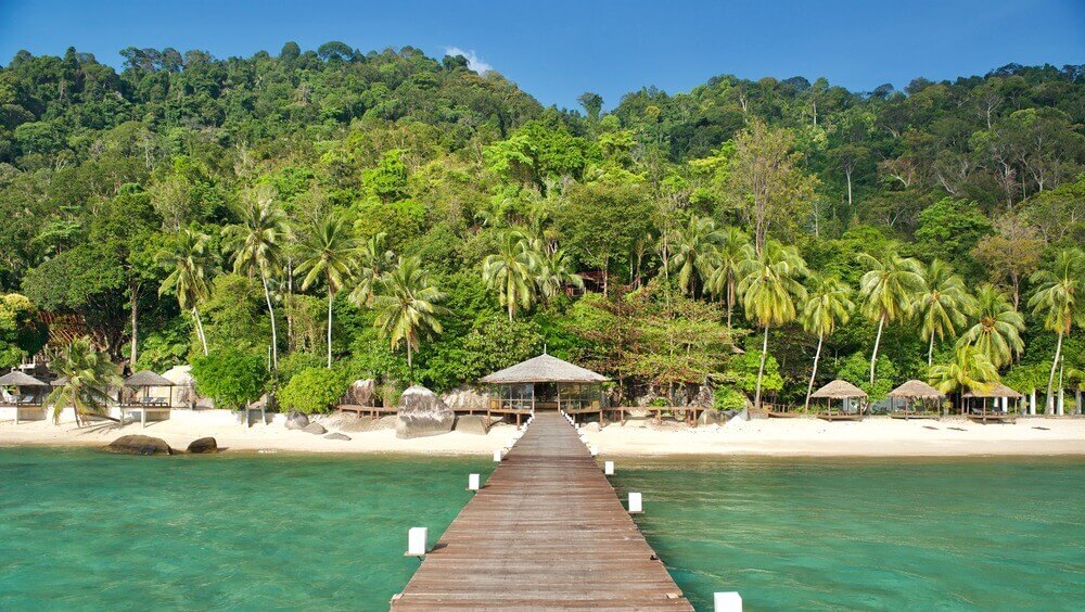 Pulau Tioman, salah satu tempat honeymoon di Malaysia