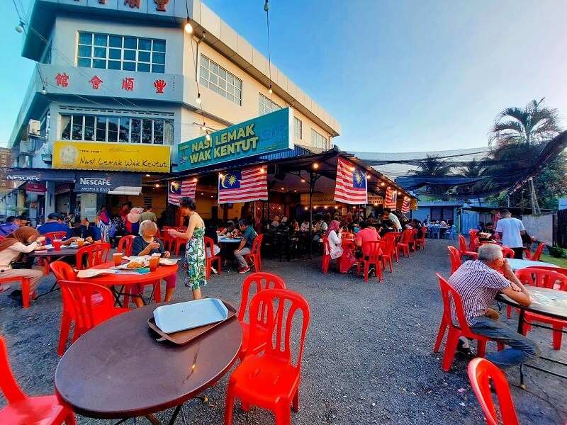 tempat makan menarik kulai - nasi lemak wak kentut