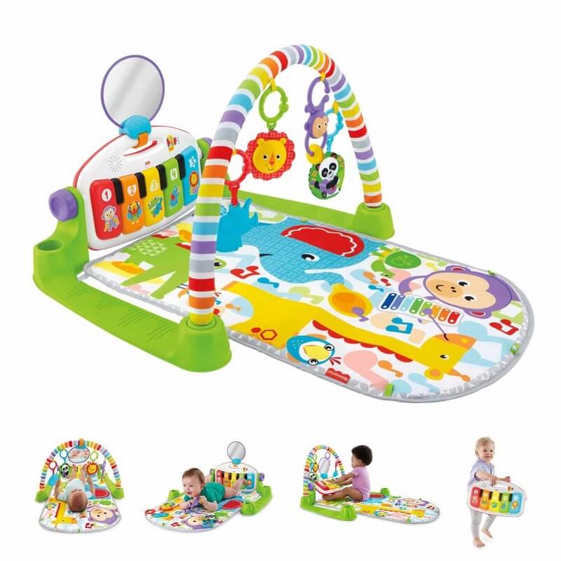 Fisher-Price - Fisher-Price Deluxe Kick and Play Piano Activity Gym