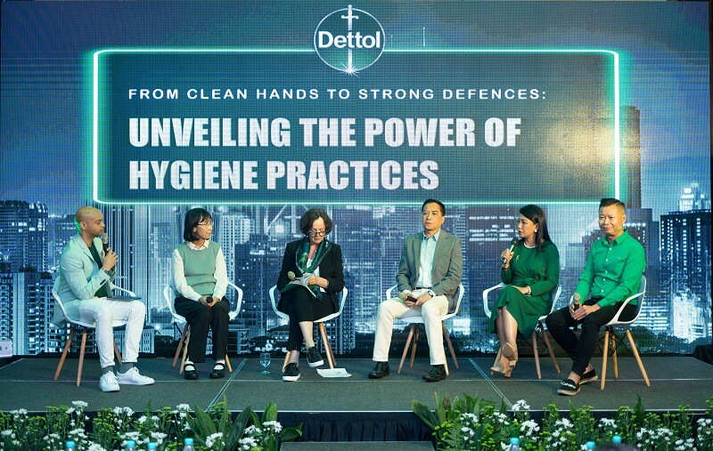 the panel during Dettol Global Handwashing Day