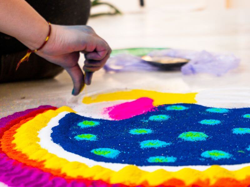 deepavali - rangoli deepavali