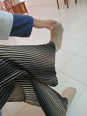 stretching untuk kurangkan rasa sakit tumit kaki ketika hamil