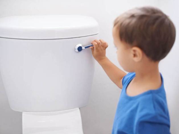 hygiene practise - flush tandas sekolah