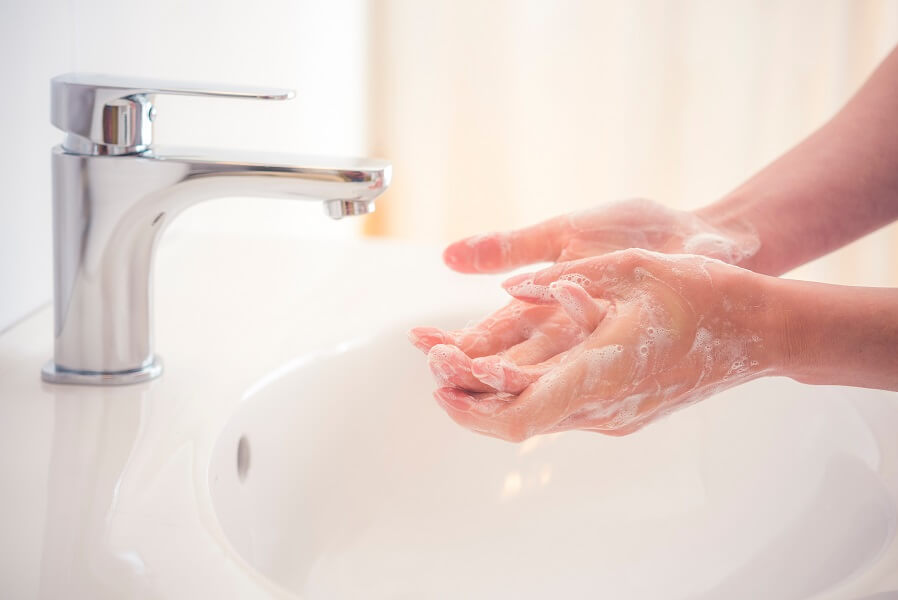 hygiene practise - basuh tangan di sekolah
