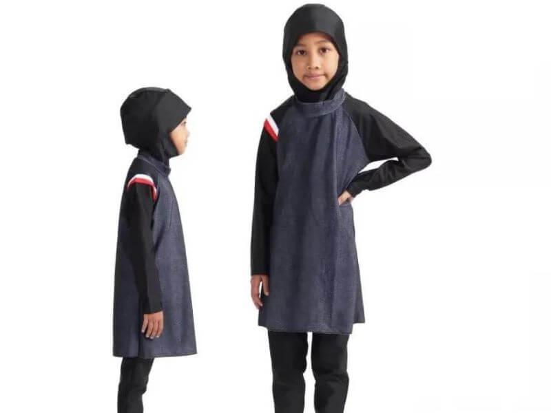 baju renang - tudung renang budak