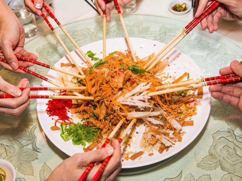 chinese new year - yee sang 