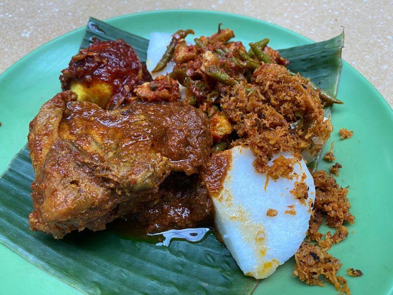 resepi lontong kering atau lontong darat