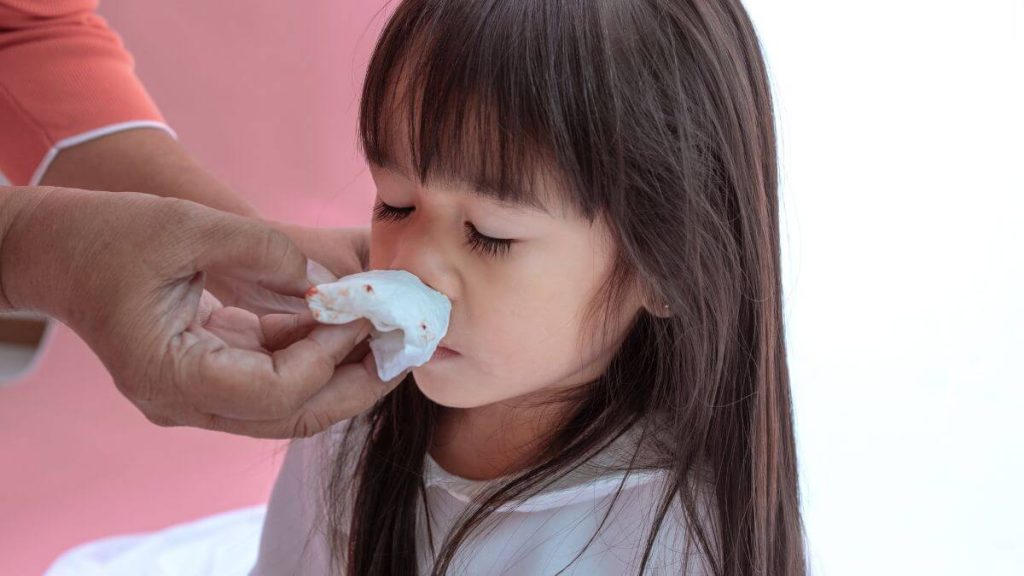 punca hidung berdarah kanak-kanak
