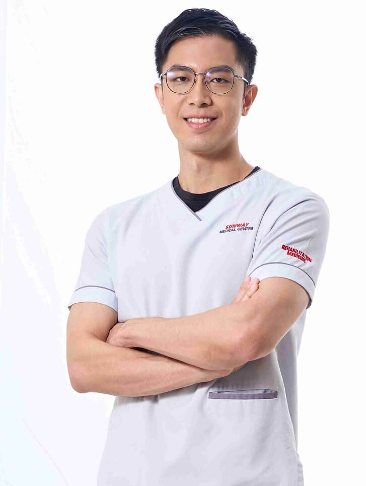 Ahli Fisioterapi dan Pengurus Perkhidmatan Perubatan Pemulihan SMCV, Thomas Chua Wei Yeh