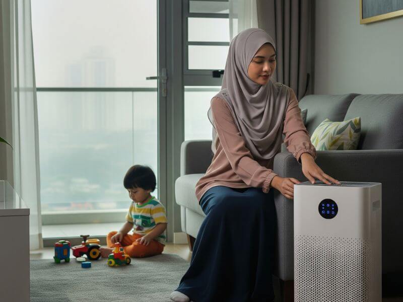 lindungi anak dari jerebu
