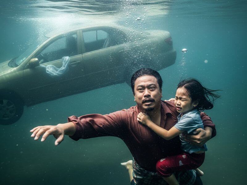 cara selamatkan diri bila kereta tenggelam