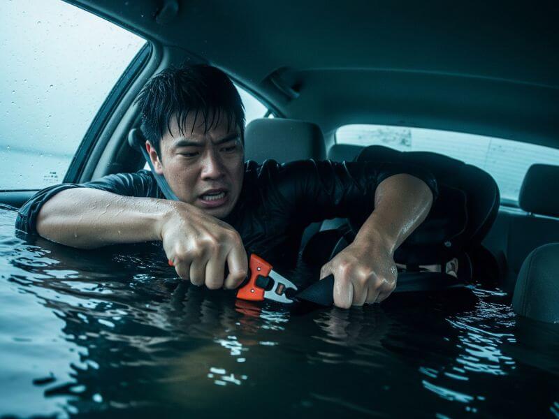 cara selamatkan diri bila kereta tenggelam