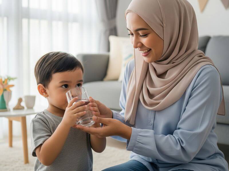 lindungi anak dari jerebu