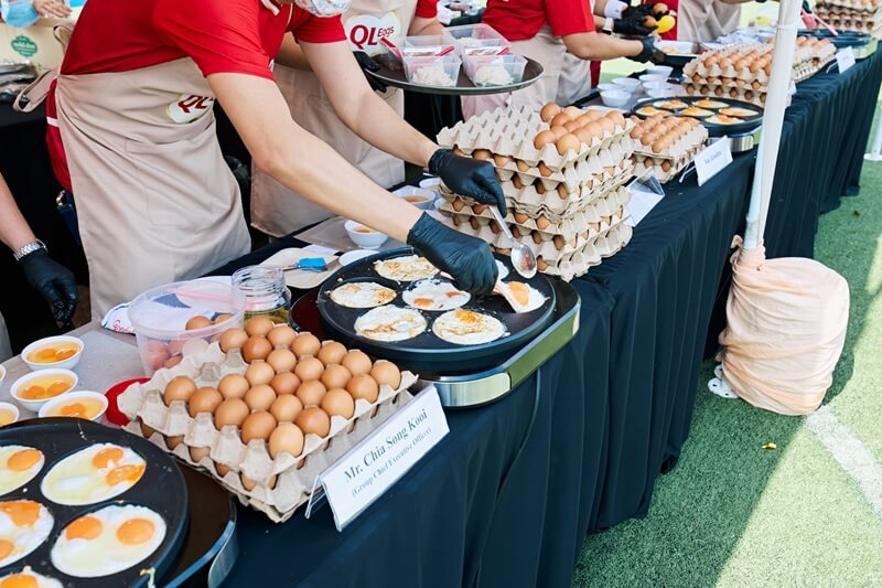 acara memasak di EGG-stra Breakathon 2025 oleh QL Eggs