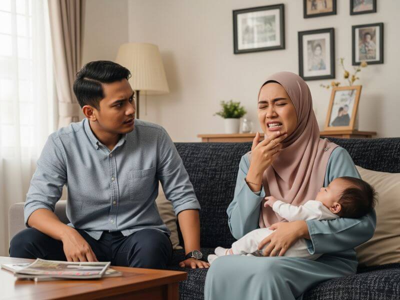 ibu menyusu sakit gigi