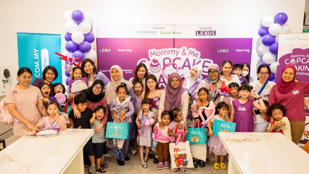 LEXUS Mommy & Me Baking Workshop anjuran Super Kids Club Motherhood