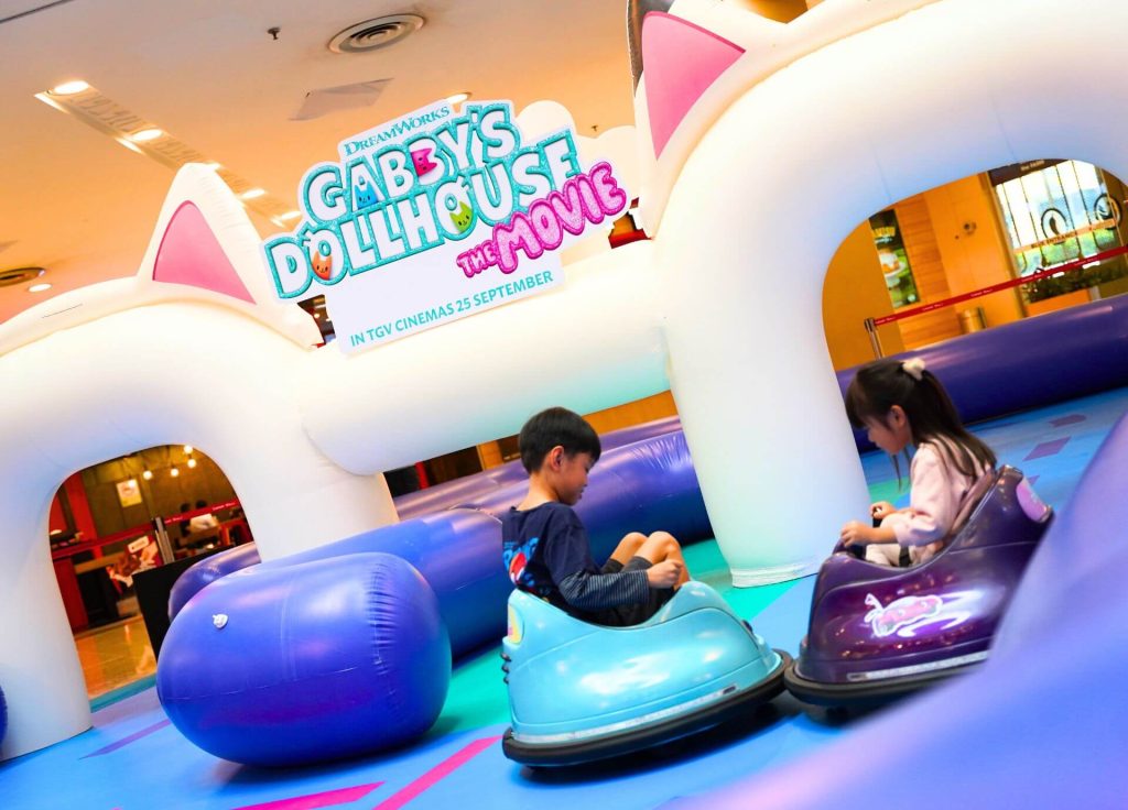 Mini Bumper Car di Gabby's Dollhouse The Movie at Sunway Pyramid