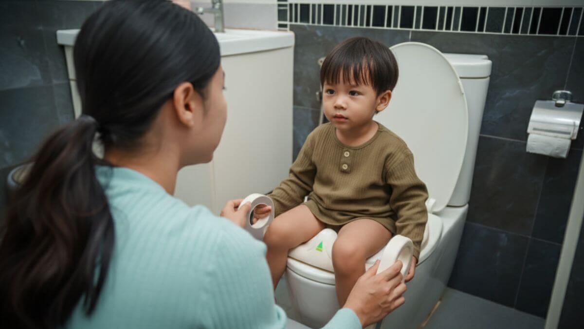 Anak Dah Besar, Bila Nak Lepas Pampers? Cara Mudah Ajar Anak Guna Tandas