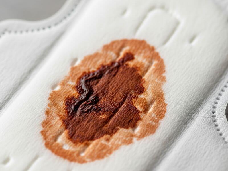 jenis warna darah haid