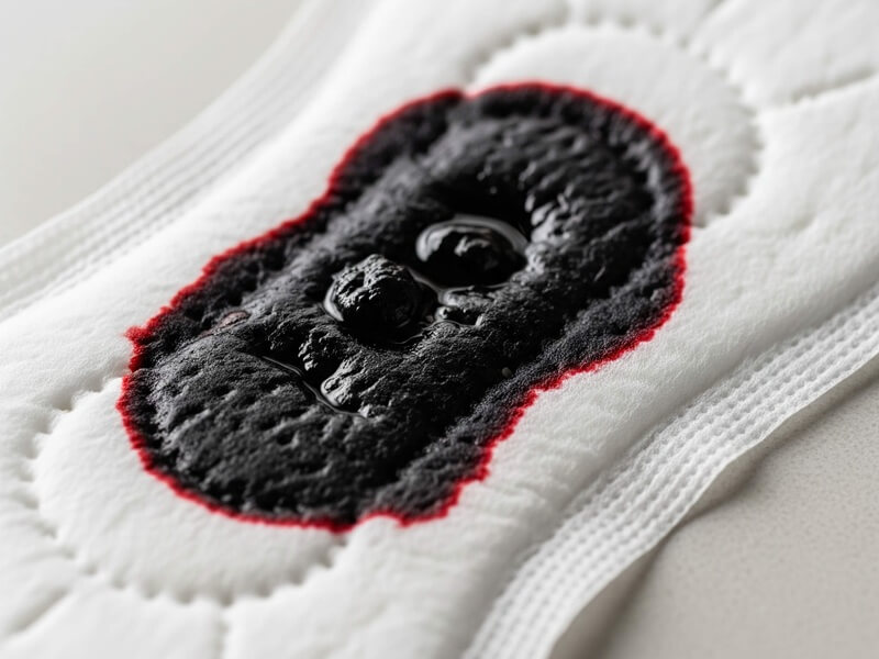 jenis warna darah haid