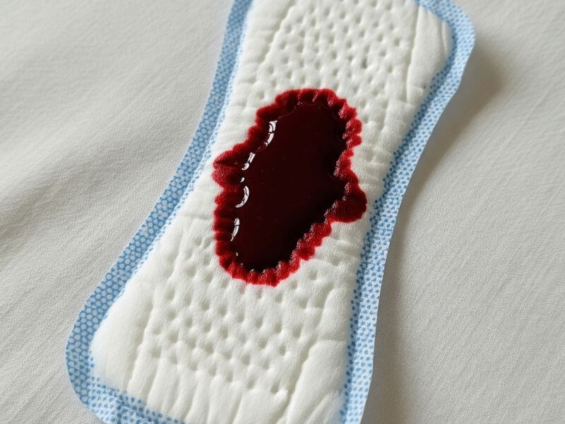 jenis warna darah haid