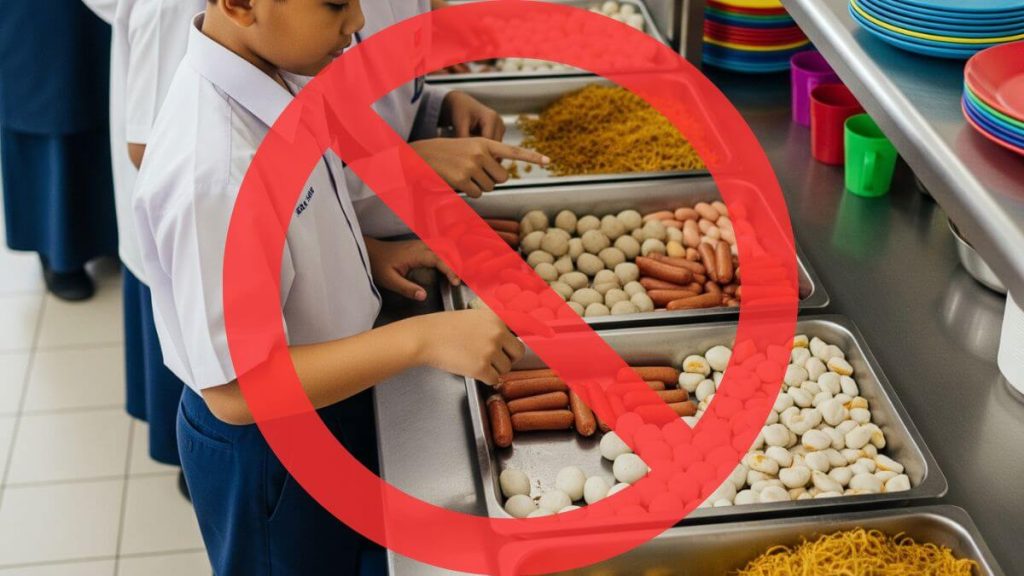 jenis makanan dan minuman yang KKM larang jual di kantin