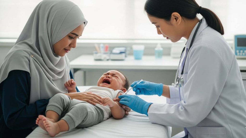 tips jaga anak lepas vaksin
