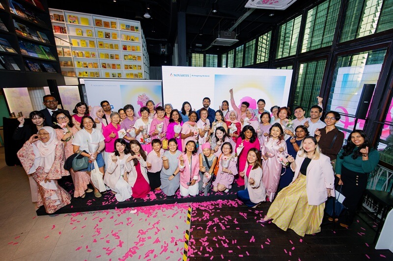 Para tetamu dan VVIP di Majlis Pelancaran buku Living Well, Living Longer oleh Novartis Malaysia 2025