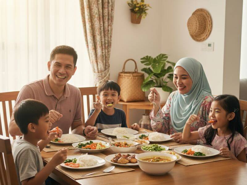 makan bersama keluarga