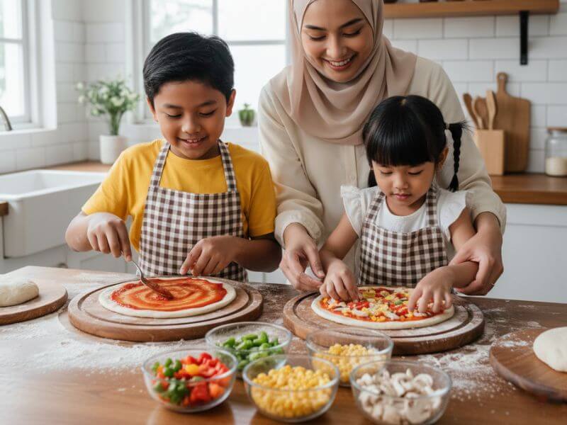 anak tak suka sayur - masak bersama anak