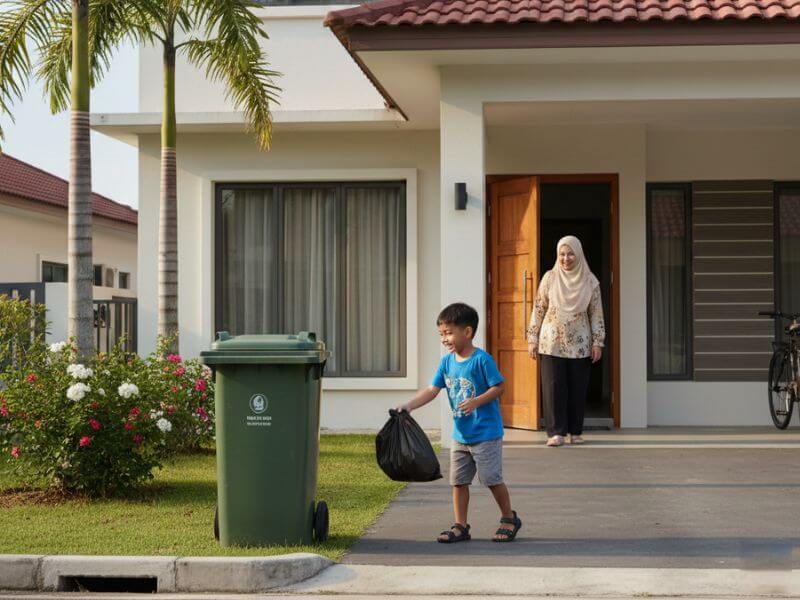 ajar anak buat kerja rumah