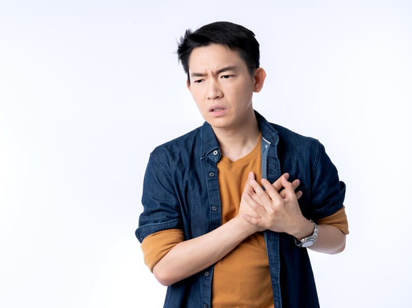 jantung dalam kalangan lelaki -