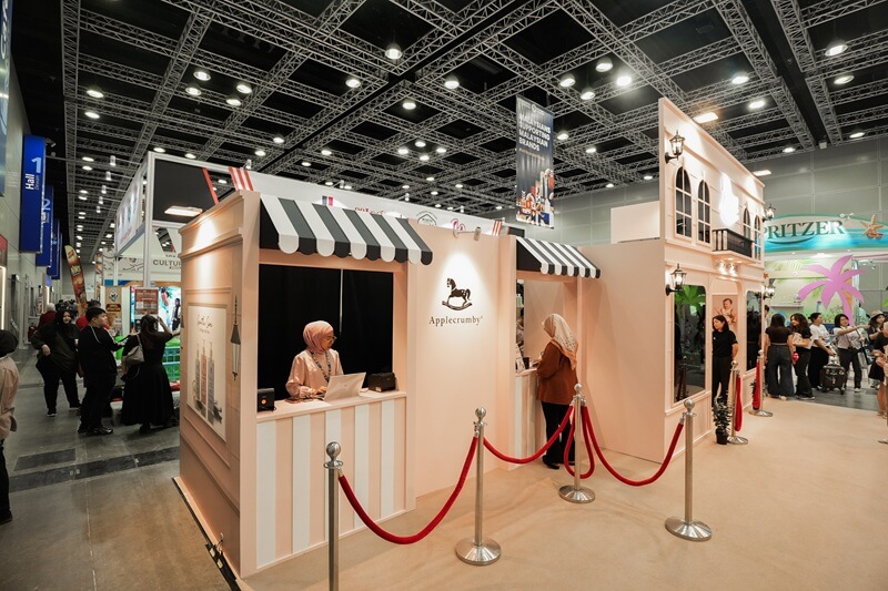 stesen interaktif sempena Malaysia Brand Day 2026 Applecrumby
