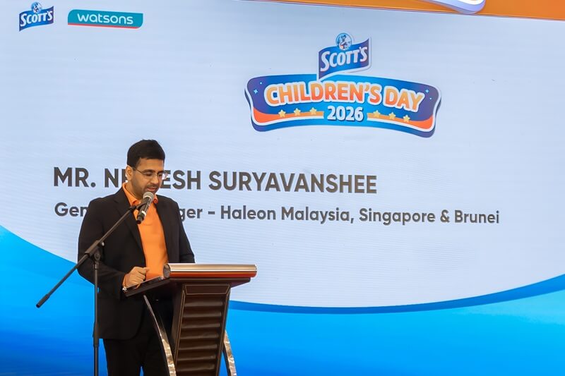 Encik Neelesh Suryavanshee di acara Hari Kanak-Kanak Scott’s 2026
