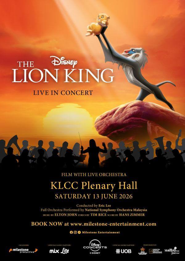 the lion king concert malaysia 2026
