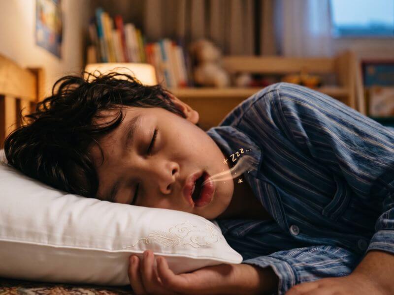 anak tidur berdengkur